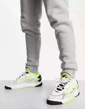 Желто-белые кроссовки adidas Originals Niteball II