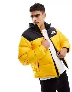 Желто-черный пуховик The North Face '96 Retro Nuptse