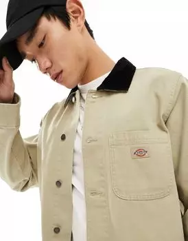 Желто-коричневая парусиновая куртка без подкладки Dickies Duck Chore