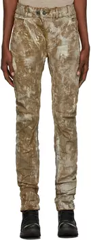 Желто-коричневые брюки P13 Boris Bidjan Saberi