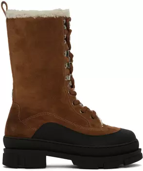 Желто-коричневые сапоги Aldea Jimmy Choo