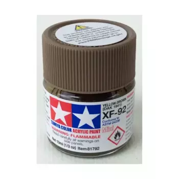 Желто-коричневый, Мини (XF-92), Paints, Acrylic, Flat (Tamiya)