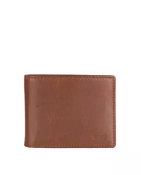 Желто-коричневый мужской кожаный кошелек Dundee с блокировкой Rfid SKPAT, оранжевый