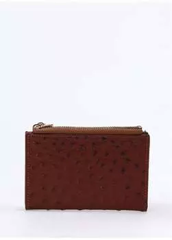 Желто-коричневый женский кожаный кошелек 135x9x2 см Frk 500 Flt Fabrika, загар