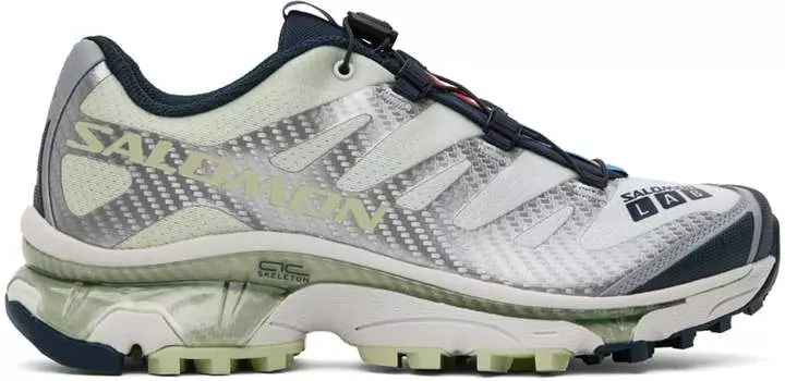 Желто-зеленые кроссовки XT-4 OG Salomon