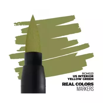 Желто-зеленый радиоуправляемый маркер для интерьера США, Real Color Markers