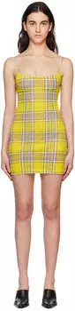 Желтое мини-платье Anya Miaou