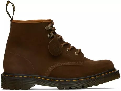 Желтовато-коричневые ботинки 101 \Сделано в Англии\"" Dr. Martens