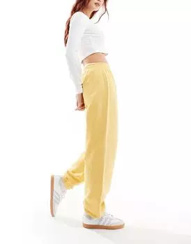 Желтые базовые джоггеры ASOS DESIGN