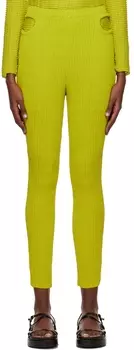 Желтые брюки для инкубации Issey Miyake