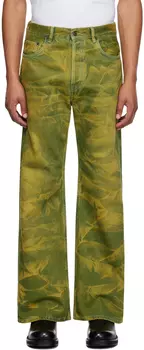 Желтые джинсы свободного кроя Acne Studios
