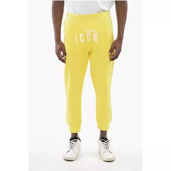 Желтые хлопковые брюки Dsquared2, Yellow