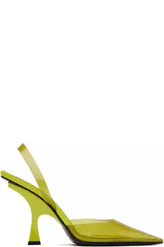 Желтые Эстеровые туфли The Attico