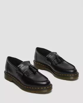 Желтые кожаные лоферы Adrian с кисточками Dr. Martens