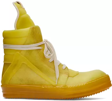 Желтые кроссовки Geobasket Rick Owens