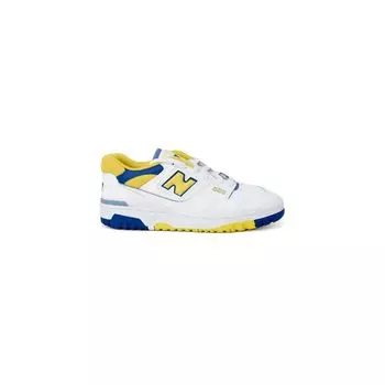 Желтые кроссовки из синтетической кожи New Balance