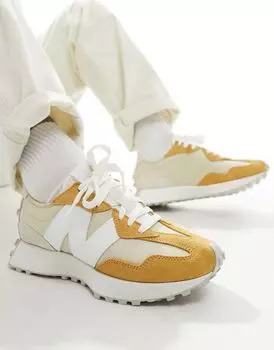 Желтые кроссовки New Balance 327