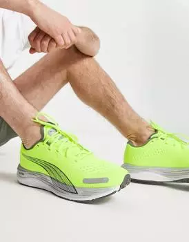 Желтые кроссовки Puma Velocity Nitro 2
