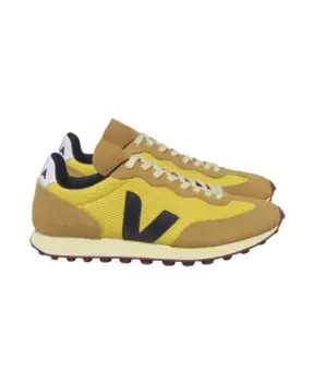 Желтые кроссовки с сетчатым узором Veja, мультиколор