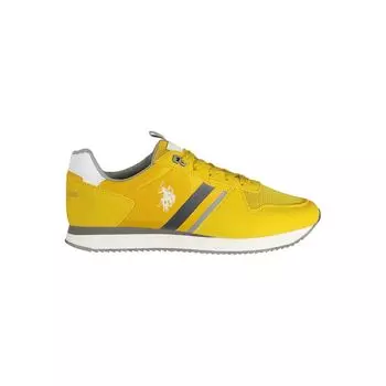 Желтые мужские кроссовки из полиэстера U.S. Polo Assn.