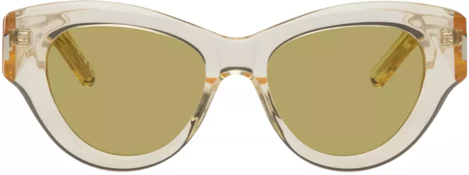 Желтые солнцезащитные очки SL 506 Saint Laurent