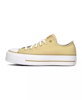 Желтые высокие кеды Chuck Taylor All Star Lift Platform Converse, желтый