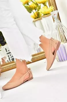 Желтые женские балетки H726324009 Fox Shoes