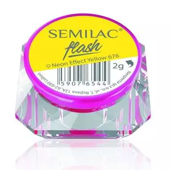 Желтый 676 2г Semilac Flash Neon Effect