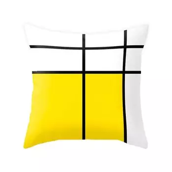 Желтый геометрический чехол с ананасом, квадратный чехол для подушки, автомобильный домашний диван, Декор-5 Stuttg