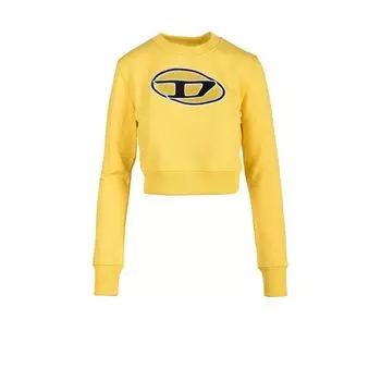 Желтый хлопковый свитер Diesel