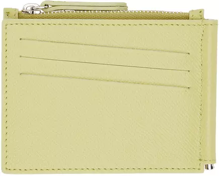 Желтый кошелек с четырьмя стежками Maison Margiela