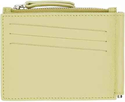 Желтый кошелек с четырьмя стежками Maison Margiela
