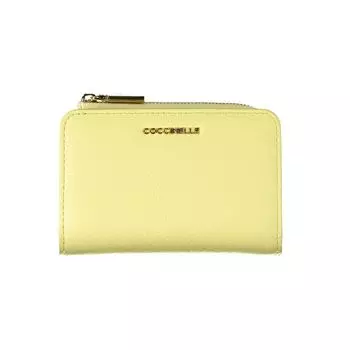 Желтый кожаный кошелек Coccinelle