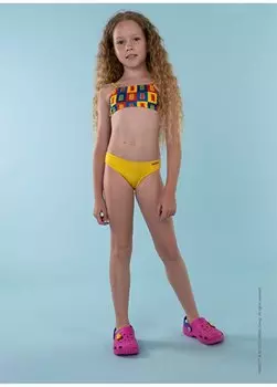 Желтый купальник для девочек HRBSWM260 Haribo