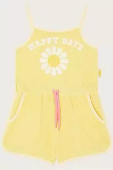 Желтый махровый комбинезон Happy Days Monsoon, желтый