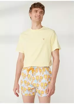 Желтый мужской купальник-шорты Louren