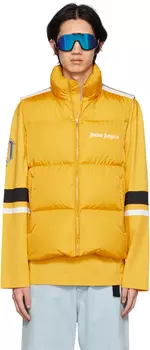Желтый пуховый жилет 8 Moncler Palm Angels Moncler Genius