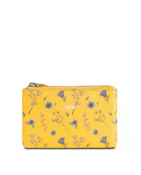 Желтый женский кожаный кошелек Lucerna с защитой RFID SKPAT