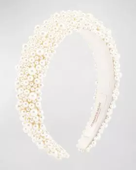 Жемчужная повязка на голову Bailey Jennifer Behr, цвет Pearl