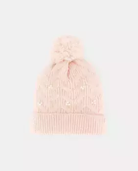 Жемчужная шляпка для девочки Kids El Corte Ingls, светло-розовый