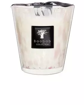 Жемчужная свеча Baobab Collection, белый