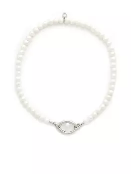 Жемчужное колье Capsule Eleven, серебряный