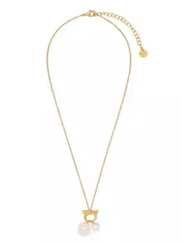 Жемчужное колье Ferragamo, золотой
