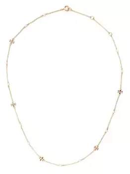 Жемчужное колье Kira Tory Burch, золотой