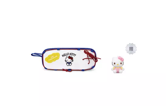 Zhenggang Zgo Сумка для хранения унисекс Hello Kitty, Коричная собака - бело-голубая