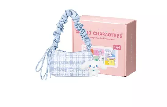 Zhenggang Zgo Женская сумка через плечо Yugui с собакой, Мелодия-Розовая [Подарочная коробка для куклы]