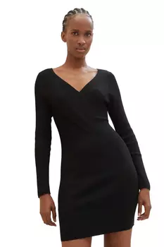 Женщина/Девушка Взрослый глубокий черный Tom Tailor Denim, черный