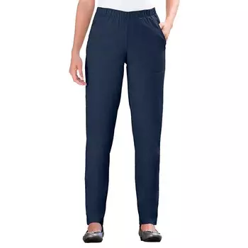 Женщина в женских джинсах Fineline больших размеров с высокими прямыми штанинами Woman Within, темно-синий