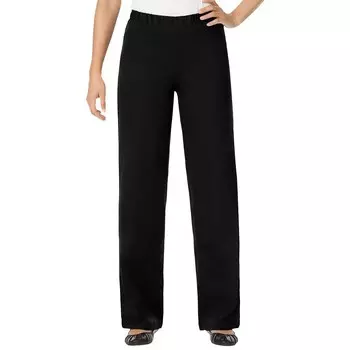 Женщина в женских джинсах Fineline больших размеров с широкими штанинами Woman Within, черный