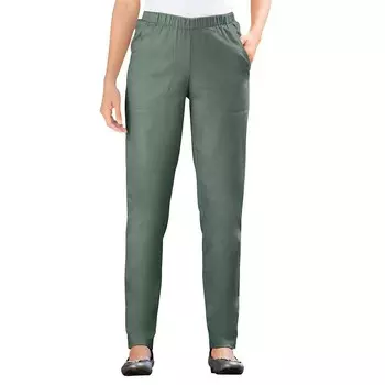 Женщина в женских прямых джинсах Fineline больших размеров Woman Within, цвет Pine